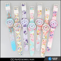 flower watches with plastic back, plastic watch case